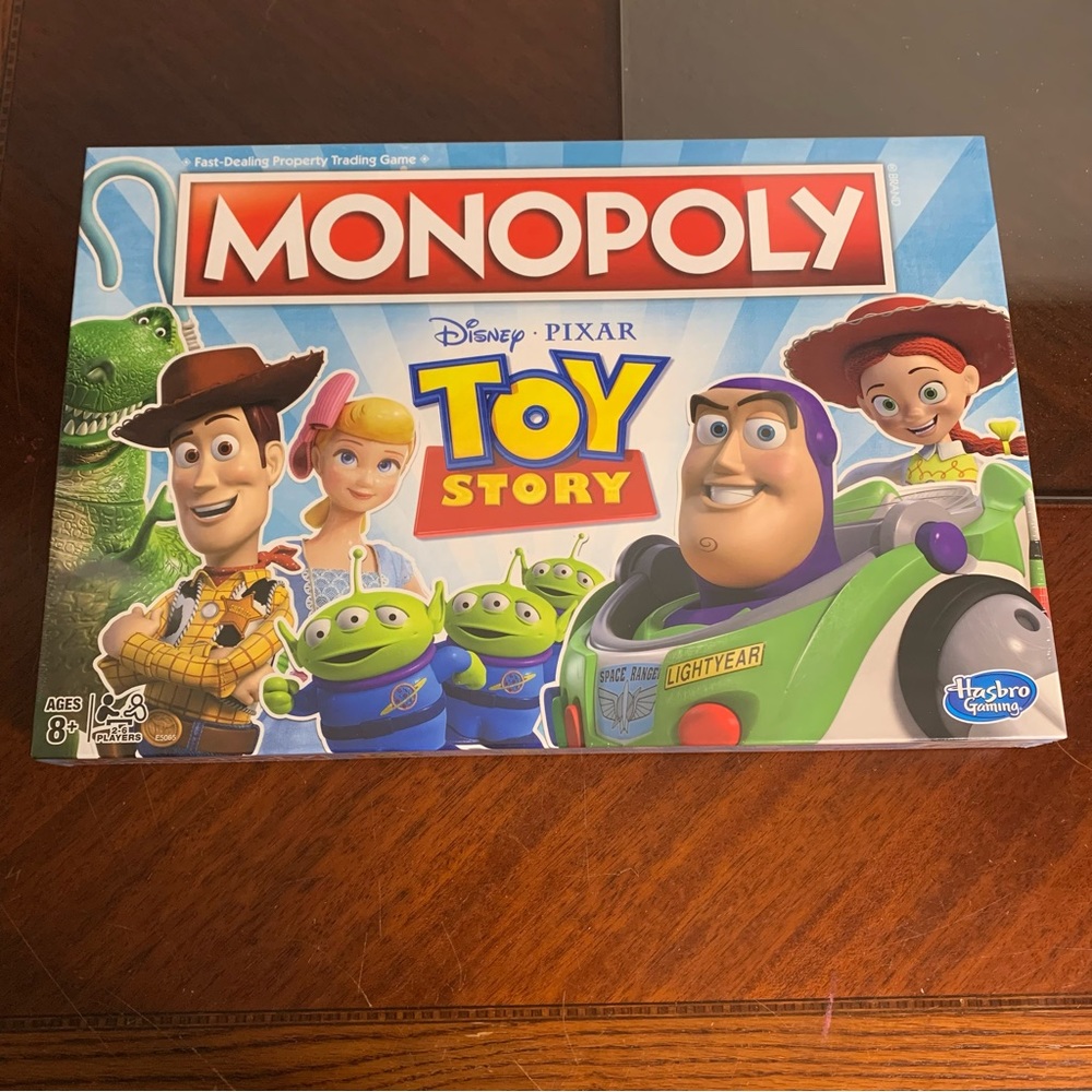 NWT Hasbro Disney Pixar Toy Story Monopoly Game